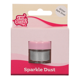 Funcolours Sparkle dust - glitter darksilver